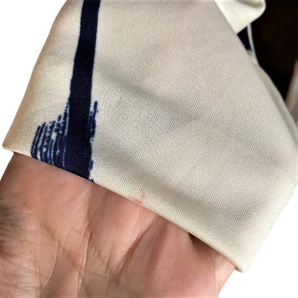 Vintage maxi dress 70s cowl neck, tie back, lined long sleeve - Picture 12 of 13